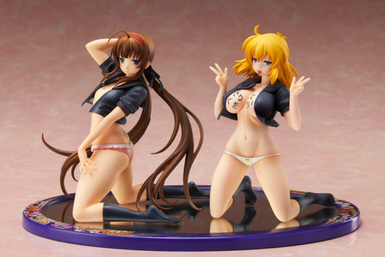 【再販】『閃乱カグラ NEW WAVE Gバースト』 ＜復刻版＞両備×両奈 素肌セーラー服Ver.セット 極美Girls …